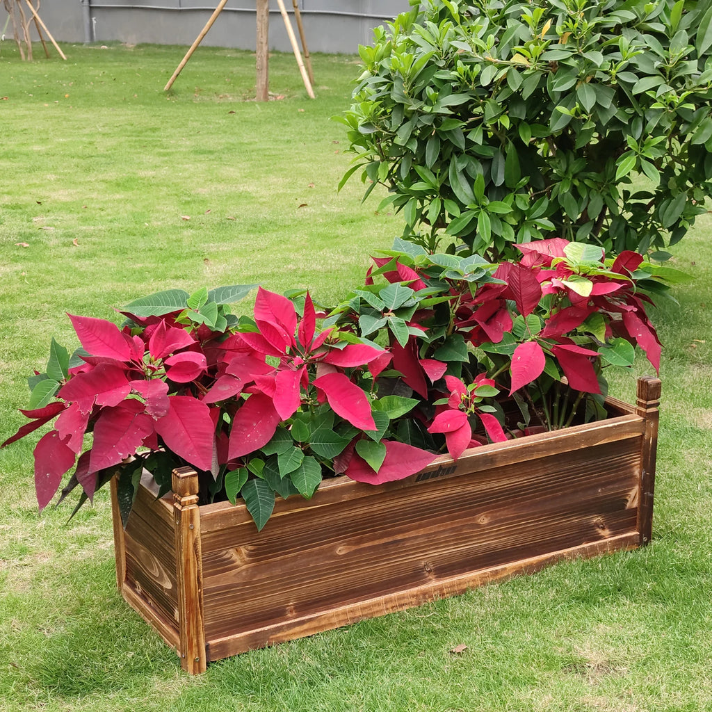Large Wooden Raised Garden Planter Box