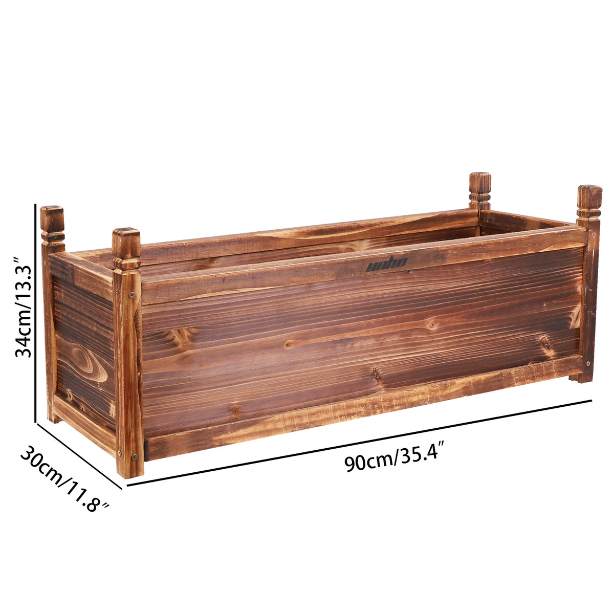 Large Wooden Raised Garden Planter Box