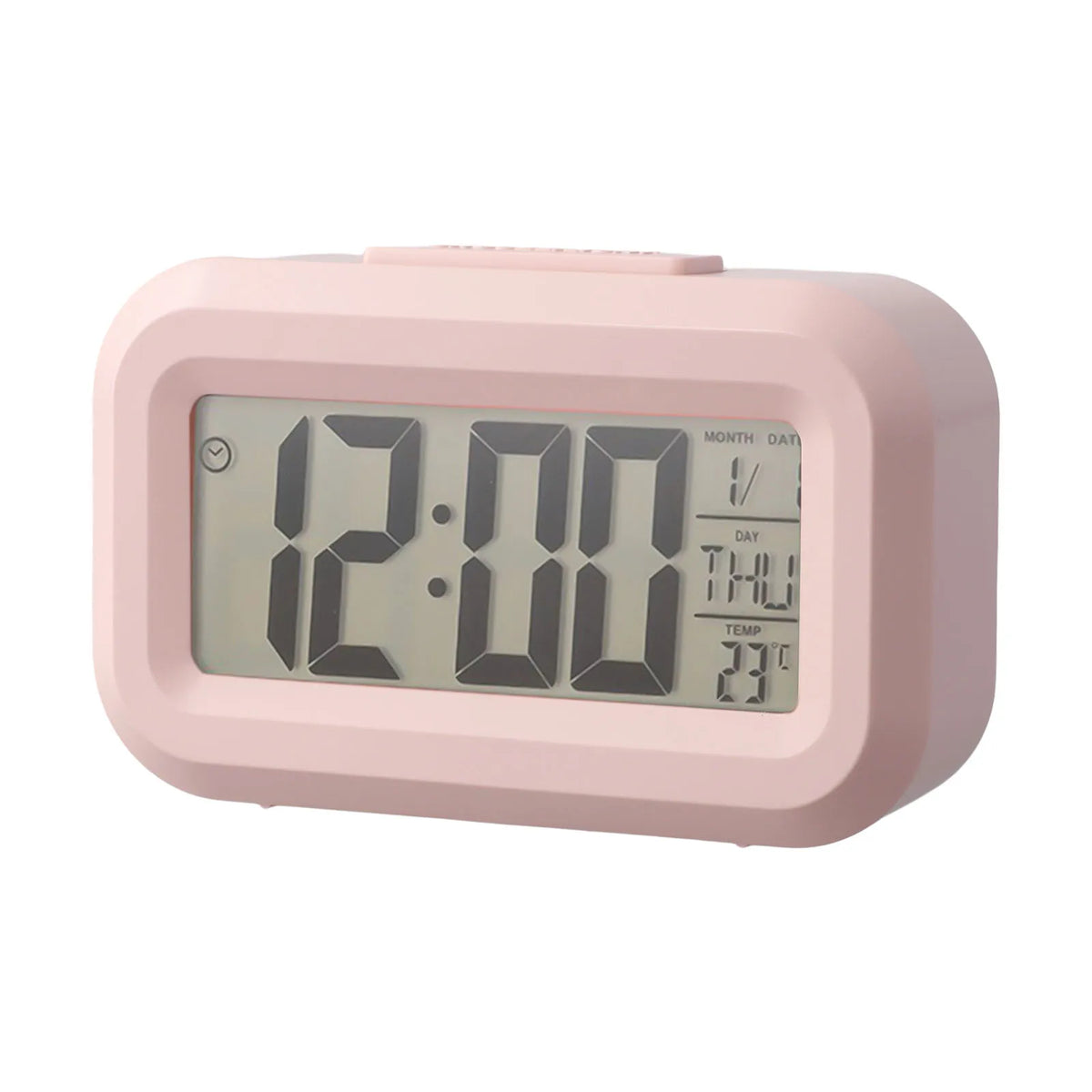 Triangle LED Digital Alarm Clock with Light Sensor