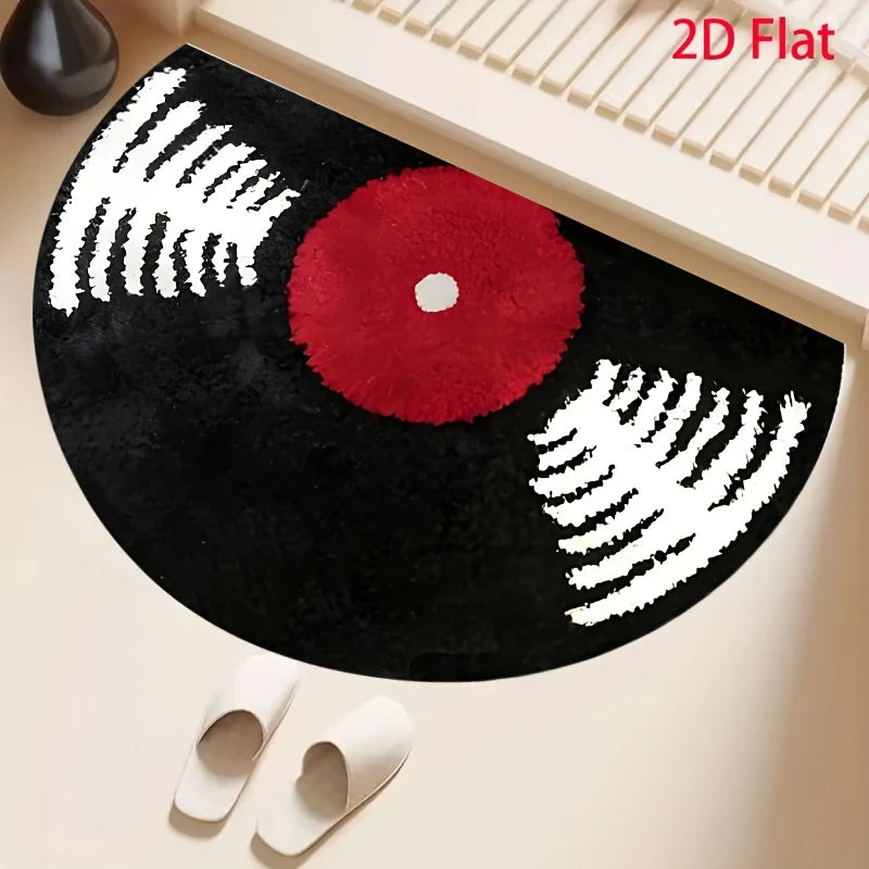 Vintage Vinyl Record Doormat | Non-Slip Entry Mat