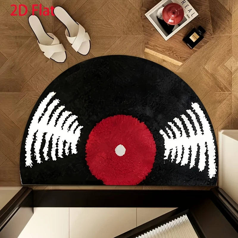 Vintage Vinyl Record Doormat | Non-Slip Entry Mat