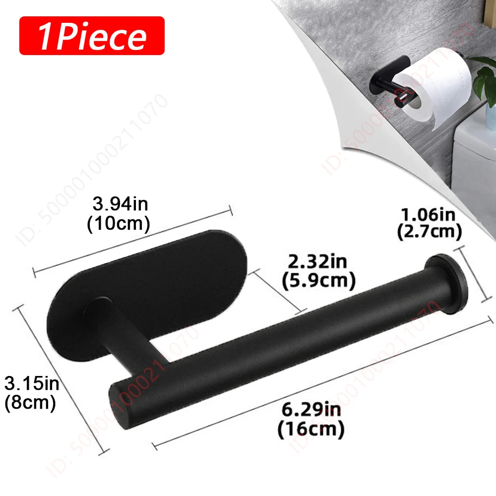 Adhesive Paper Towel & Toilet Roll Holder | 1–2 Pack