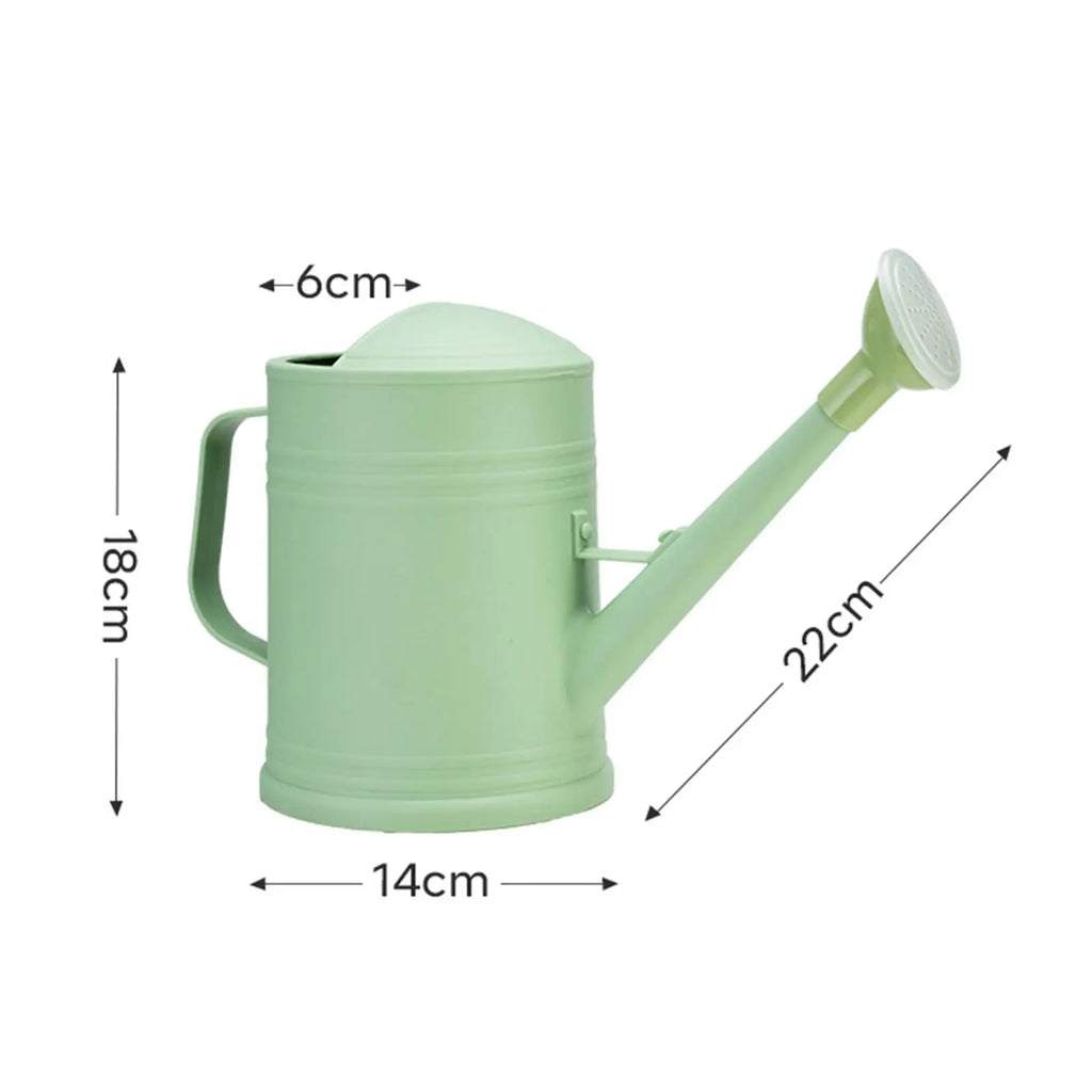 Long-Spout Plant Watering Can with Sprinkler Head