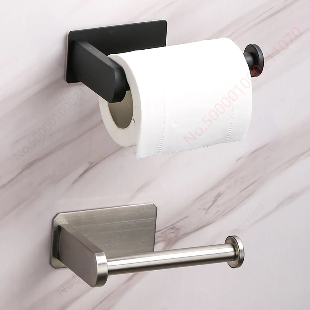 Adhesive Paper Towel & Toilet Roll Holder | 1–2 Pack