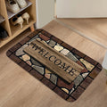 Floral Welcome Doormat | Non-Slip Entry Mat