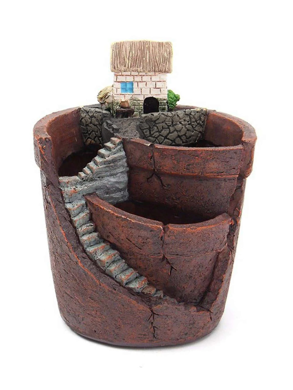 Round Resin Succulent Planter | Nordic Mini Plant Pot