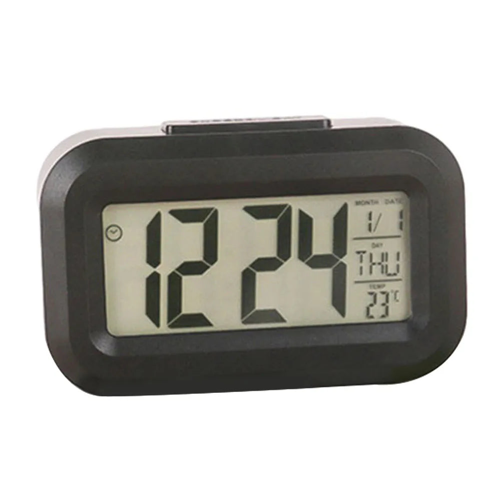 Triangle LED Digital Alarm Clock with Light Sensor