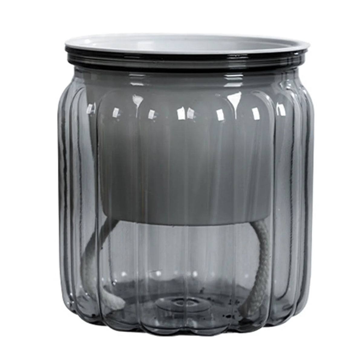 Transparent Self-Watering Planter Pot with Reservoir