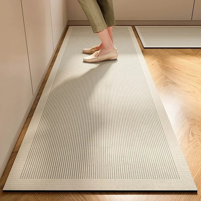Wabi-Sabi Washable Kitchen Runner Mat | Non-Slip & Absorbent