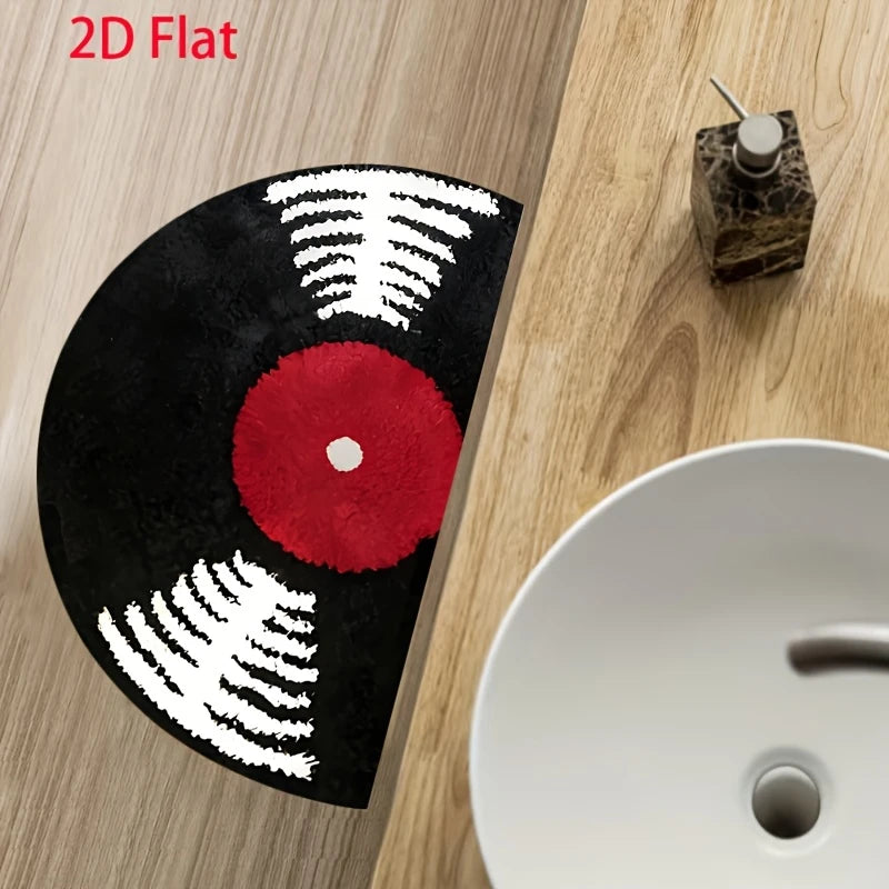 Vintage Vinyl Record Doormat | Non-Slip Entry Mat