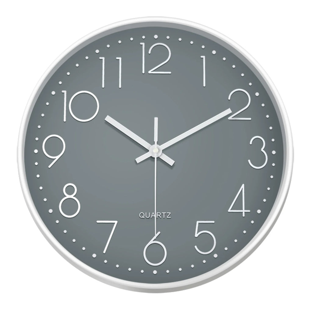 Minimalist Silent Quartz Wall Clock | 20–30 cm