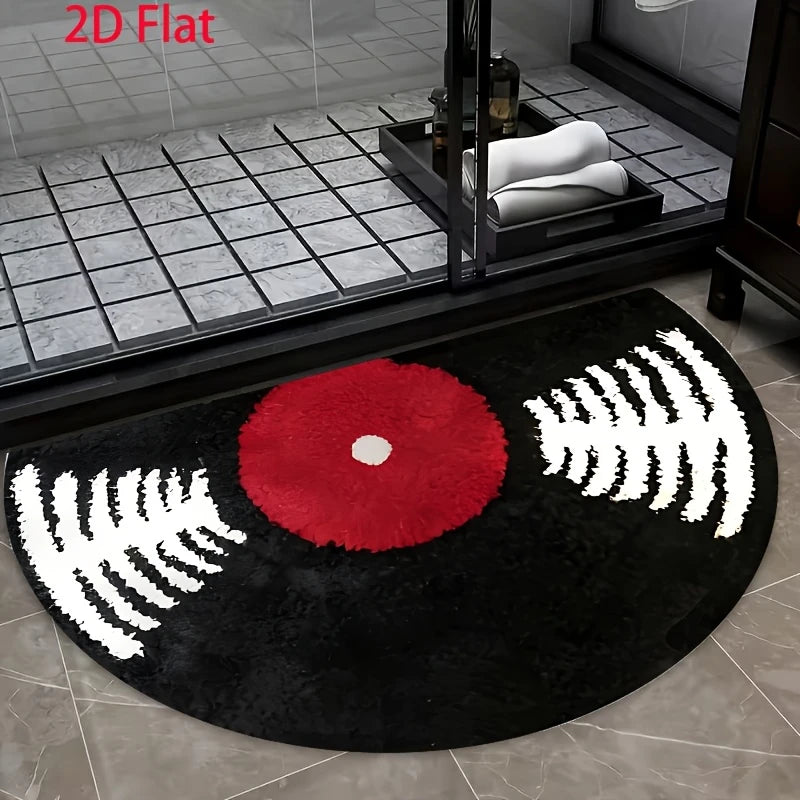 Vintage Vinyl Record Doormat | Non-Slip Entry Mat