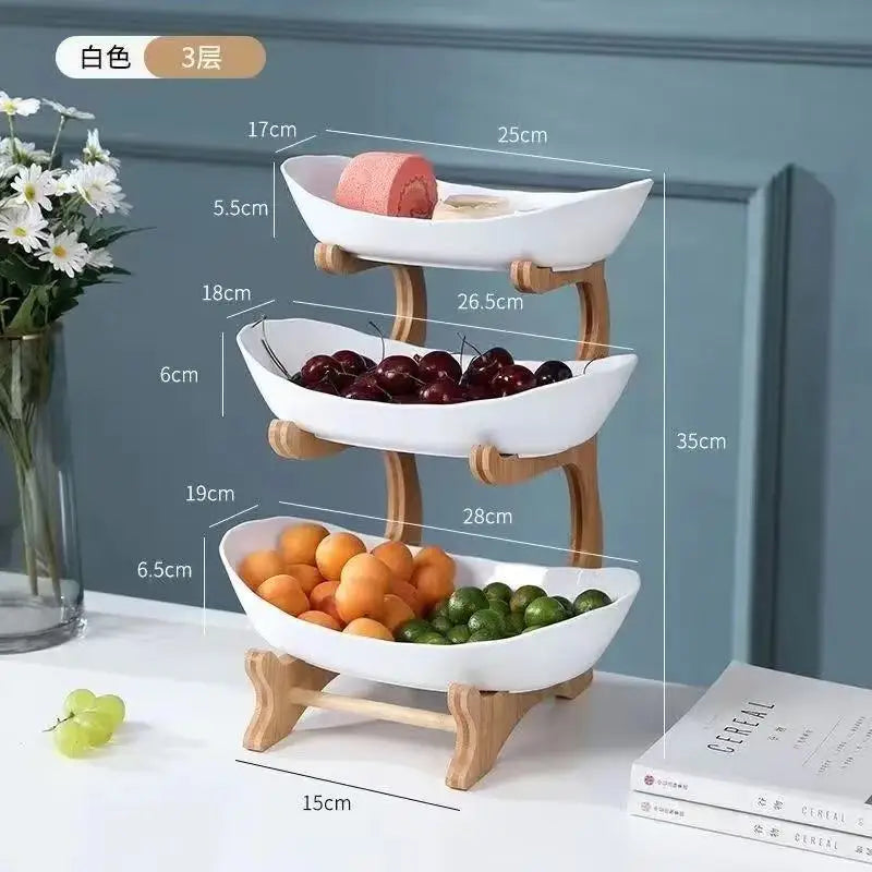 Tiered Fruit and Snack Serving Stand | 2–3 Tier Options