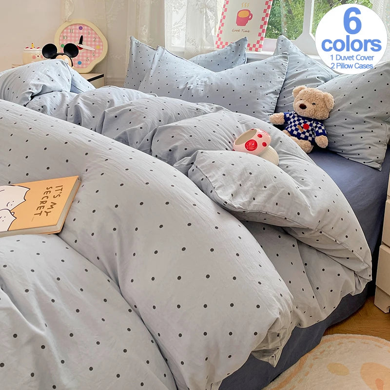 120gsm Microfibre 3-Piece Duvet Cover Set