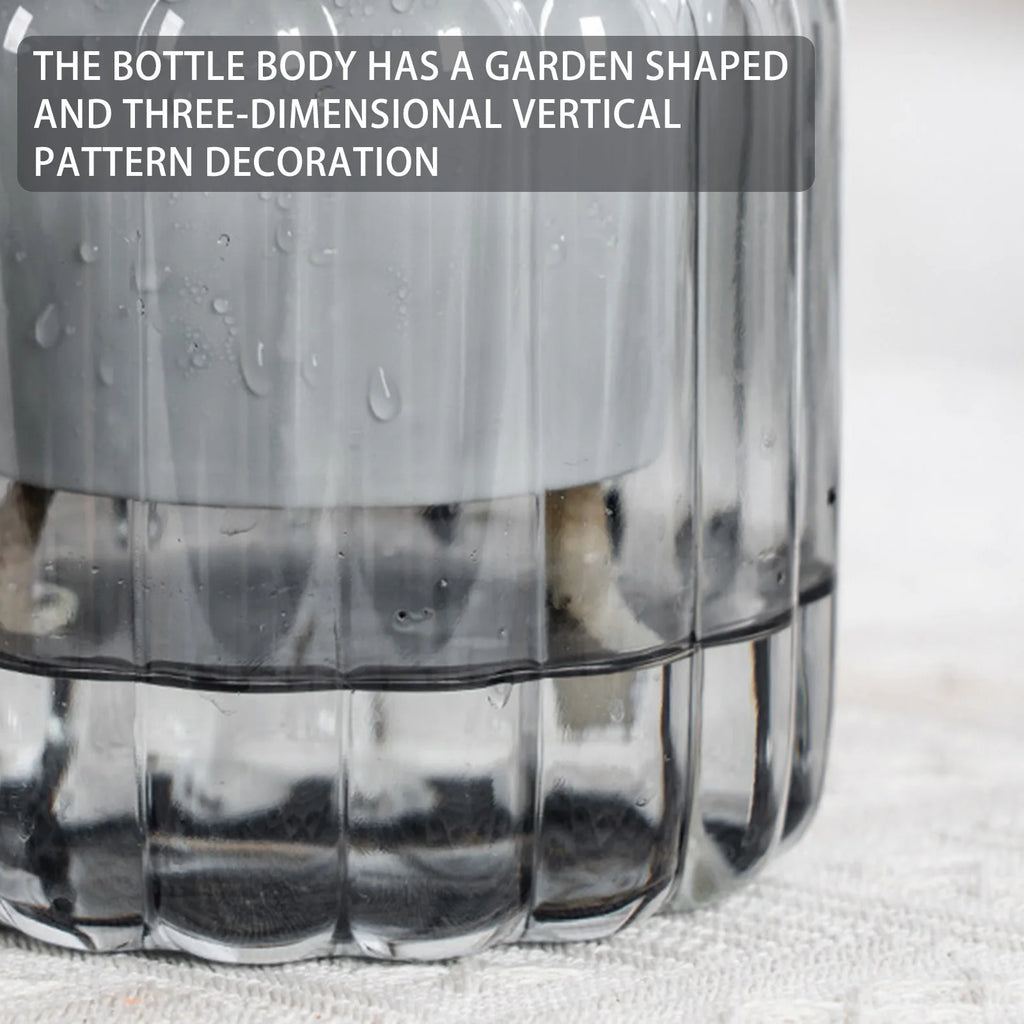 Transparent Self-Watering Planter Pot with Reservoir