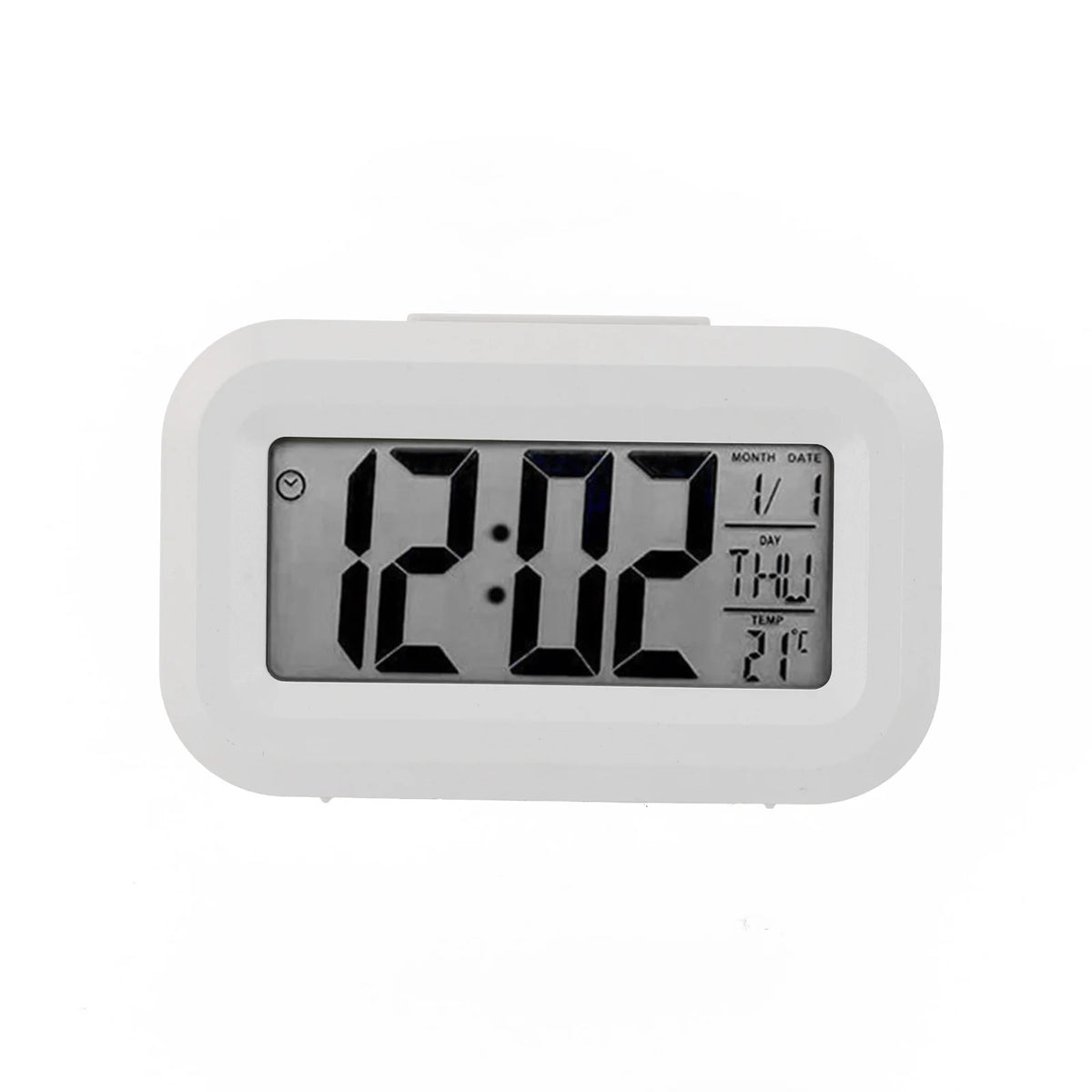 Triangle LED Digital Alarm Clock with Light Sensor