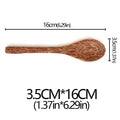 Natural Coconut Shell Bowl or Spoon | Rustic Tableware