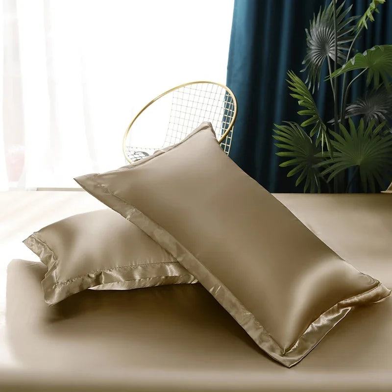 Rayon Satin Bedding Set | 3-, 4- & 5-Piece Options