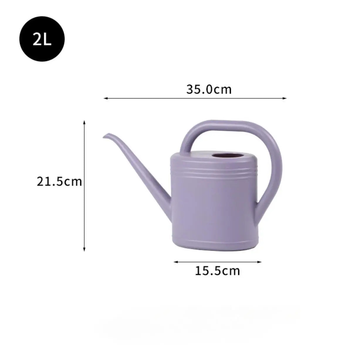 Long-Spout Plant Watering Can with Sprinkler Head