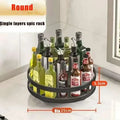 360° Rotating Spice Rack | 1–3 Tier Kitchen Organiser