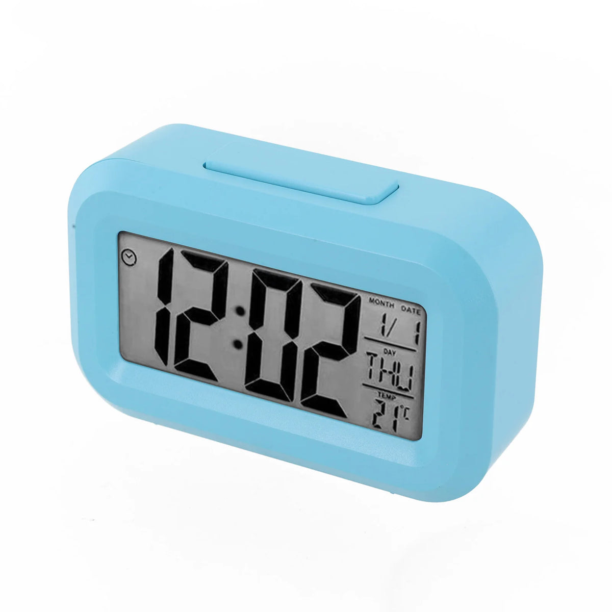 Triangle LED Digital Alarm Clock with Light Sensor
