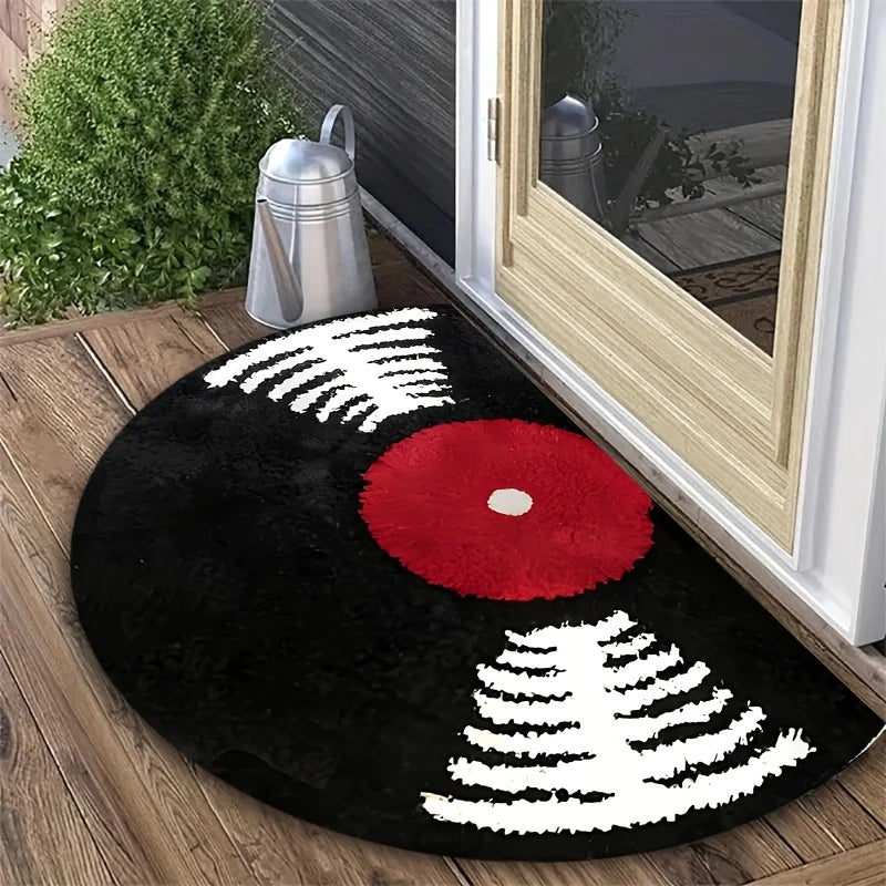 Vintage Vinyl Record Doormat | Non-Slip Entry Mat