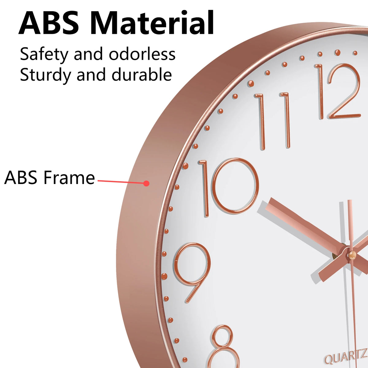 Minimalist Silent Quartz Wall Clock | 20–30 cm