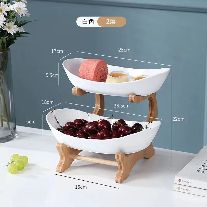 Tiered Fruit and Snack Serving Stand | 2–3 Tier Options
