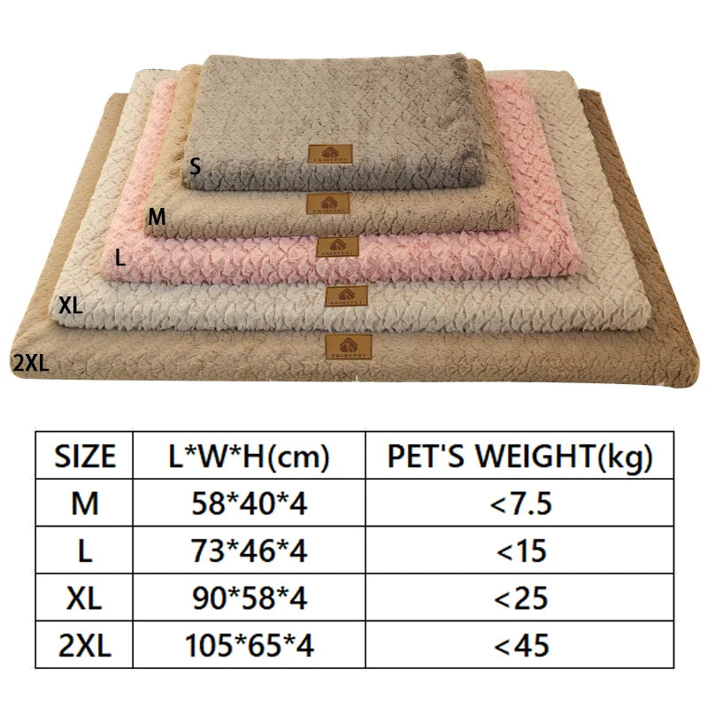 Foam Dog Bed with Washable Cover & Textured Base
