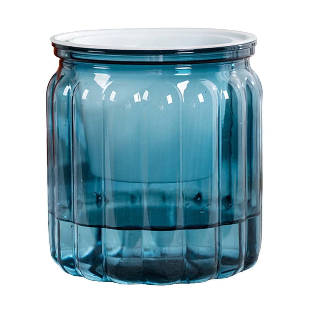 Transparent Self-Watering Planter Pot with Reservoir