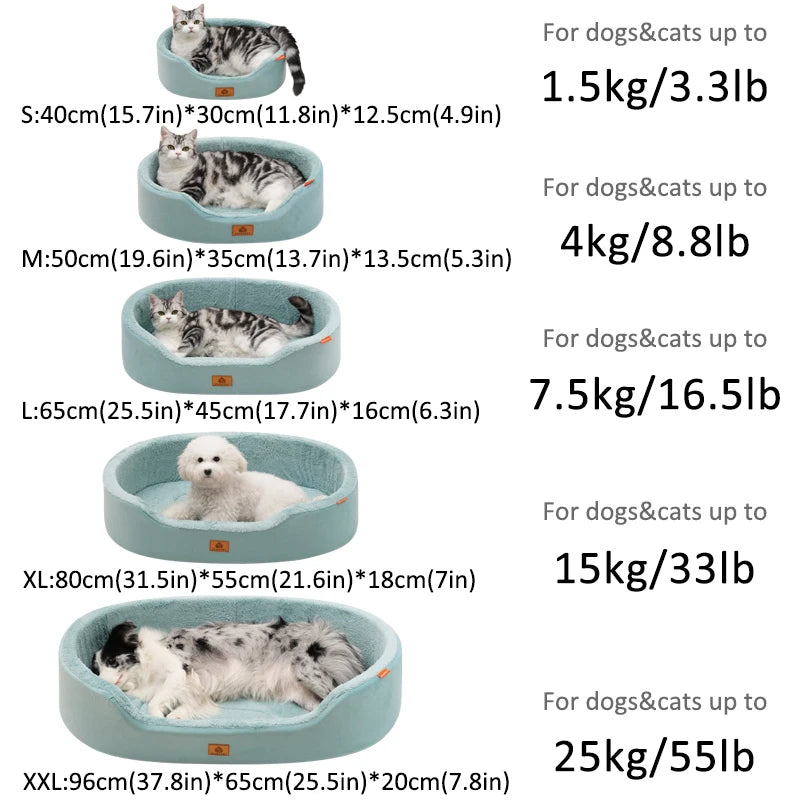 Cushioned Sofa Dog Bed | Small to XXL