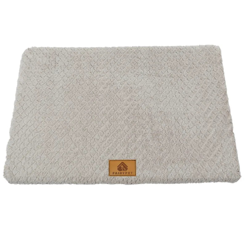 Foam Dog Bed with Washable Cover & Textured Base